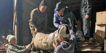 Из Томинского ушел очередной гумконвой
