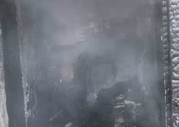 В Красном поле потушили пожар в бане