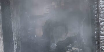 В Красном поле потушили пожар в бане